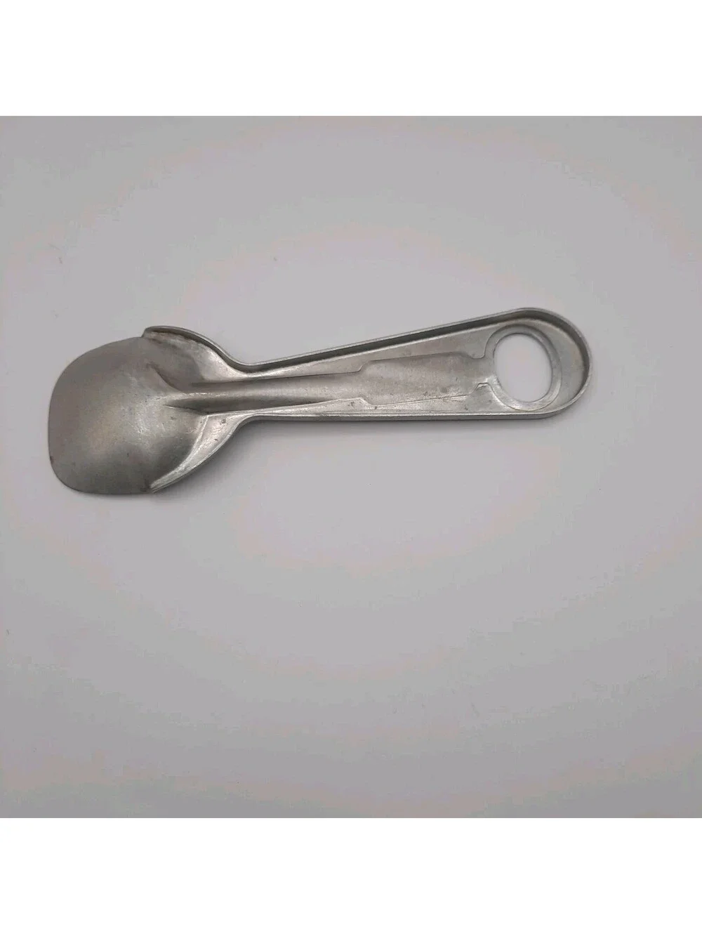 Vintage Aluminum Short'ning & Ice Cream Spoon 8